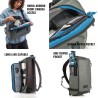 Tenba Bolsa de Hombro Solstice V2 16L Gris | Bandolera fotográfica acolchada de gran capacidad