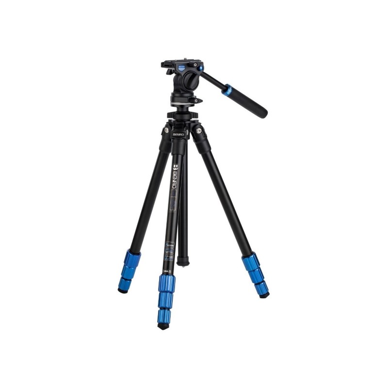 Benro Trípode Slim Video con Cabeza S2C | trípode de vídeo | trípode con rótula de bola | trípode para grabación con cámara DSLR