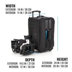 Tenba Maleta Cineluxe V2 24 Negra | Maleta profesional de gran capacidad para cine y video