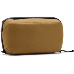 Peak Design Wash Pouch Coyote | ESTUCHE/NECESER de viaje expandible para artículos de higiene o accesorios de cámara