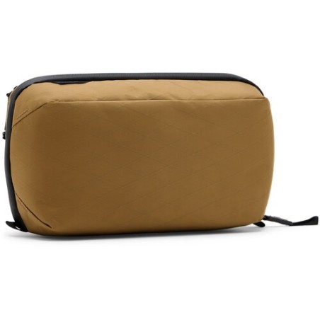 Peak Design Wash Pouch Coyote | ESTUCHE/NECESER de viaje expandible para artículos de higiene o accesorios de cámara