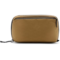 Peak Design Wash Pouch Coyote | ESTUCHE/NECESER de viaje expandible para artículos de higiene o accesorios de cámara