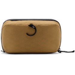 Peak Design Wash Pouch Coyote | ESTUCHE/NECESER de viaje expandible para artículos de higiene o accesorios de cámara