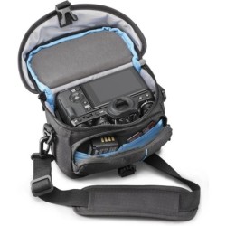 Cullmann Panama Vario 200 Negra | Bolsa de hombro compacta y resistente al agua para cámaras CSC o videocámaras