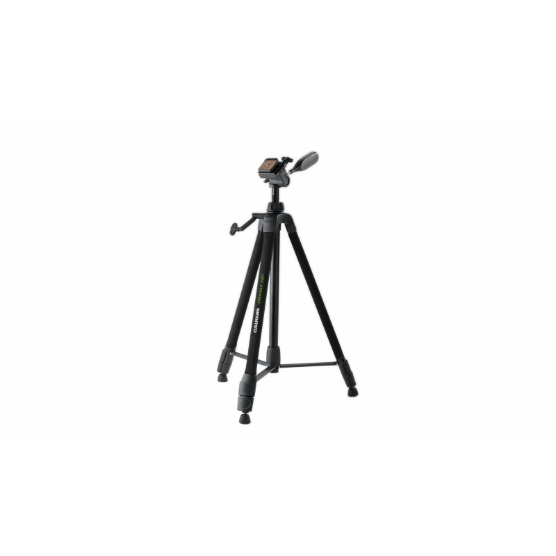 Cullmann Primax 380 Trípode de Aluminio Negro | trípode fotográfico | trípode de aluminio | trípode con cabezal de 3 vías
