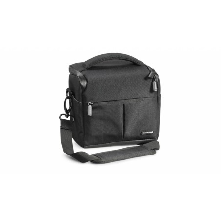 Cullmann Málaga Vario 400 Negra | Bolsa de hombro resistente al agua para cámaras DSLR y accesorios