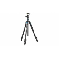 Cullmann Trípode Rondo 480M RB8.5 Azul | trípode fotográfico | trípode con monopié | trípode con rótula de liberación rápida
