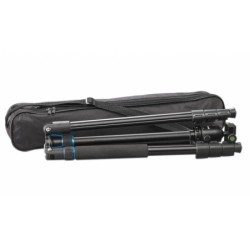 Cullmann Trípode Rondo 480M RB8.5 Azul | trípode fotográfico | trípode con monopié | trípode con rótula de liberación rápida