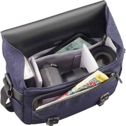 Cullmann Bristol Maxima 322+ Azul | Bolsa de hombro resistente al agua para cámaras DSLR y accesorios