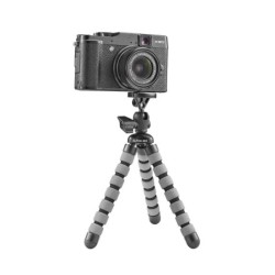 Cullmann Mini Trípode Alpha 600 Móvil Gris | mini trípode | trípode para móvil | trípode flexible para smartphone y cámara