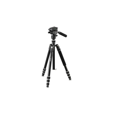 Cullmann Trípode Nando 560M RW15 Negro/Plata | trípode profesional | trípode panorámico