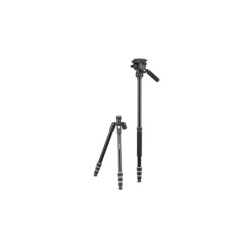 Cullmann Trípode Nando 560M RW15 Negro/Plata | trípode profesional | trípode panorámico