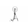Cullmann Kit Vlogging Trípode + Soporte Alpha 1000 Plata | trípode para vlog | kit de vlogging | trípode con soporte para móvil