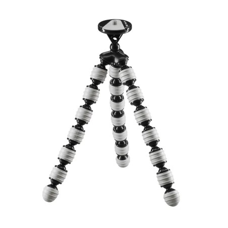 Cullmann Mini Trípode Alpha 380 Móvil Gris | trípode de sobremesa | trípode para móvil | trípode portátil para móvil y cámara