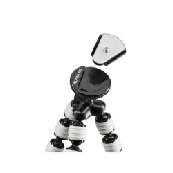 Cullmann Mini Trípode Alpha 380 Móvil Gris | trípode de sobremesa | trípode para móvil | trípode portátil para móvil y cámara