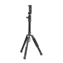 Cullmann Neomax 240 Trípode Móvil Negro | trípode extensible móvil | trípode compacto viaje | trípode ligero para cámara