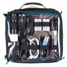 Tenba Bolsa para Cables Tools Cable Duo 8 Negra | Bolsa organizadora de gran capacidad para cables y accesorios
