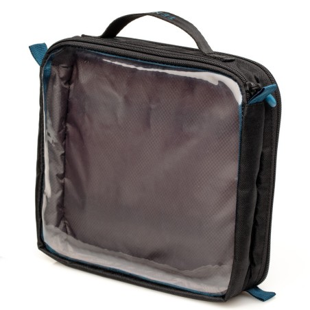 Tenba Bolsa para Cables Tools Cable Duo 8 Negra | Bolsa organizadora de gran capacidad para cables y accesorios