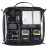 Tenba Bolsa para Cables Tools Cable Duo 8 Negra | Bolsa organizadora de gran capacidad para cables y accesorios