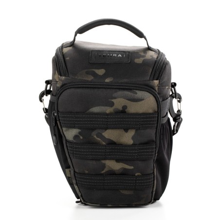 Tenba Bolsa Axis V2 4L Multicam Negra | Bolsa táctica compacta para cámaras y accesorios