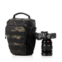 Tenba Bolsa Axis V2 4L Multicam Negra | Bolsa táctica compacta para cámaras y accesorios