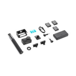 DJI Osmo Action 4 Adventure Combo | Cámara de acción con accesorios para aventuras extremas