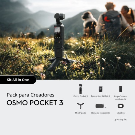 DJI Osmo Pocket 3 Creator Combo | Kit completo para creadores de contenido