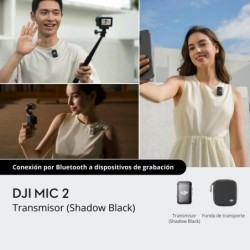 DJI Mic 2 Transmisor Individual | Transmisor adicional para sistema DJI Mic 2