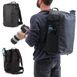 Tenba Mochila Solstice V2 24L Negra | Mochila fotográfica espaciosa y ergonómica