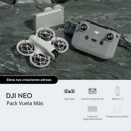 DJI Neo Fly More Combo | Paquete completo con dron, baterías adicionales y accesorios