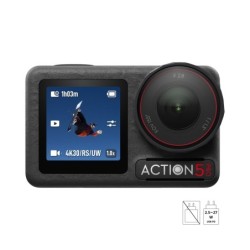 DJI Osmo Action 5 Pro Combo Estándar | Cámara de acción 4K con sensor 1/1.3" y pantallas OLED duales