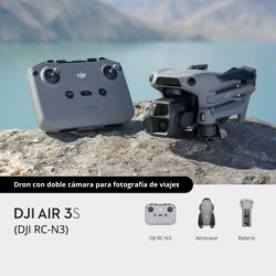 DJI Air 3S + RC-N3 | Dron con doble cámara y control remoto estándar