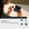 DJI Mic Mini (2 TX + 1 RX + Estuche de Carga) | Sistema de micrófono inalámbrico para entrevistas y grabaciones prolongadas