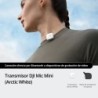 DJI Mic Mini Transmisor Blanco | Micrófono inalámbrico ultraligero con cancelación de ruido