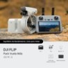 DJI Flip GL Fly More Combo RC 2 | Pack completo con 3 baterías, hub de carga y mando con pantalla