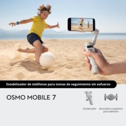 DJI Osmo Mobile 7 | Estabilizador de smartphone con ActiveTrack 7.0 y diseño plegable