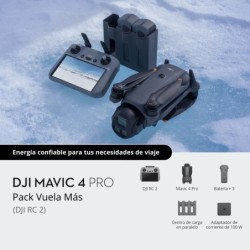 DJI Pack Mavic 4 Pro Vuela Más (DJI RC 2) | Kit ampliado para mayor autonomía