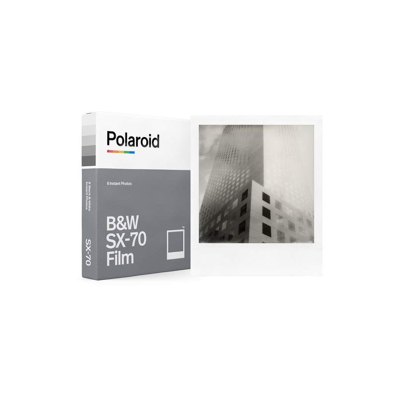 Polaroid Película SX-70 Blanco y Negro | Elegancia clásica en cada instantánea