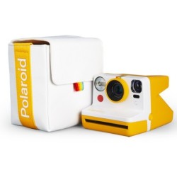 Polaroid Funda Now Bag Blanco Amarillo | Protección y estilo para tu cámara instantánea