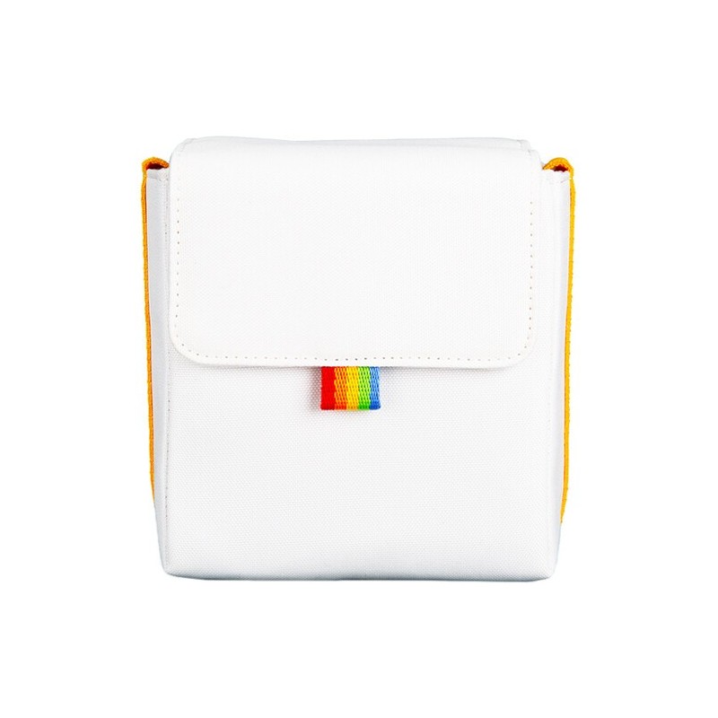 Polaroid Funda Now Bag Blanco Amarillo | Protección y estilo para tu cámara instantánea