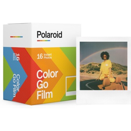 Polaroid Película GO Pack Doble | 16 fotos instantáneas en formato compacto para la cámara Polaroid Go