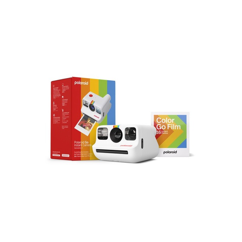 Polaroid Everything Box Go Gen 2 Cámara Instantánea Blanca | cámara instantánea | pack cámara instantánea