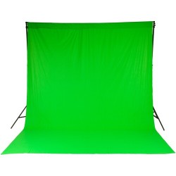 Lastolite Fondo de Tela 3x3 m Chromagreen | Superficie chroma verde profesional para efectos especiales