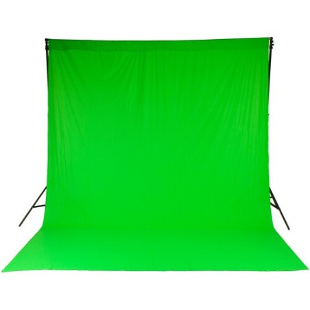 Lastolite Fondo de Tela 3x3 m Chromagreen | Superficie chroma verde profesional para efectos especiales