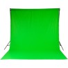 Lastolite Fondo de Tela 3x3 m Chromagreen | Superficie chroma verde profesional para efectos especiales