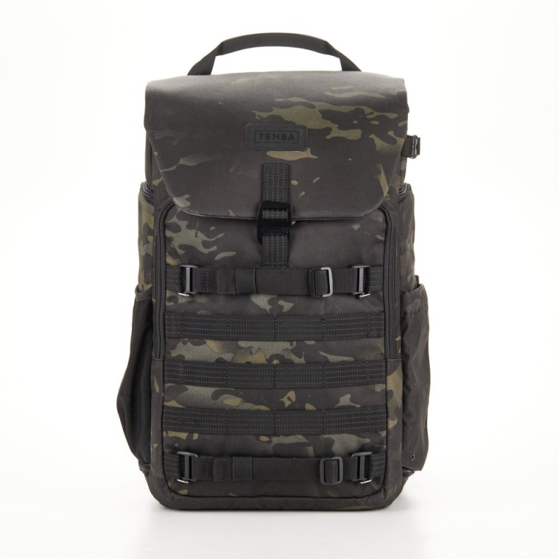 Tenba Mochila Axis V2 LT 20L Multicam Negra | Mochila fotográfica táctica de mayor capacidad