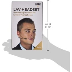 Rode Lav Headset Large | Diadema profesional para micrófono Lavalier, talla grande