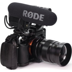 Rode VideoMic Pro Rycote | Micrófono profesional con montura Rycote para cámaras DSLR