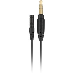 Rode Lavalier GO Negro | Micrófono de solapa profesional compatible con Rode Wireless GO