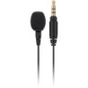 Rode Lavalier GO Negro | Micrófono de solapa profesional compatible con Rode Wireless GO